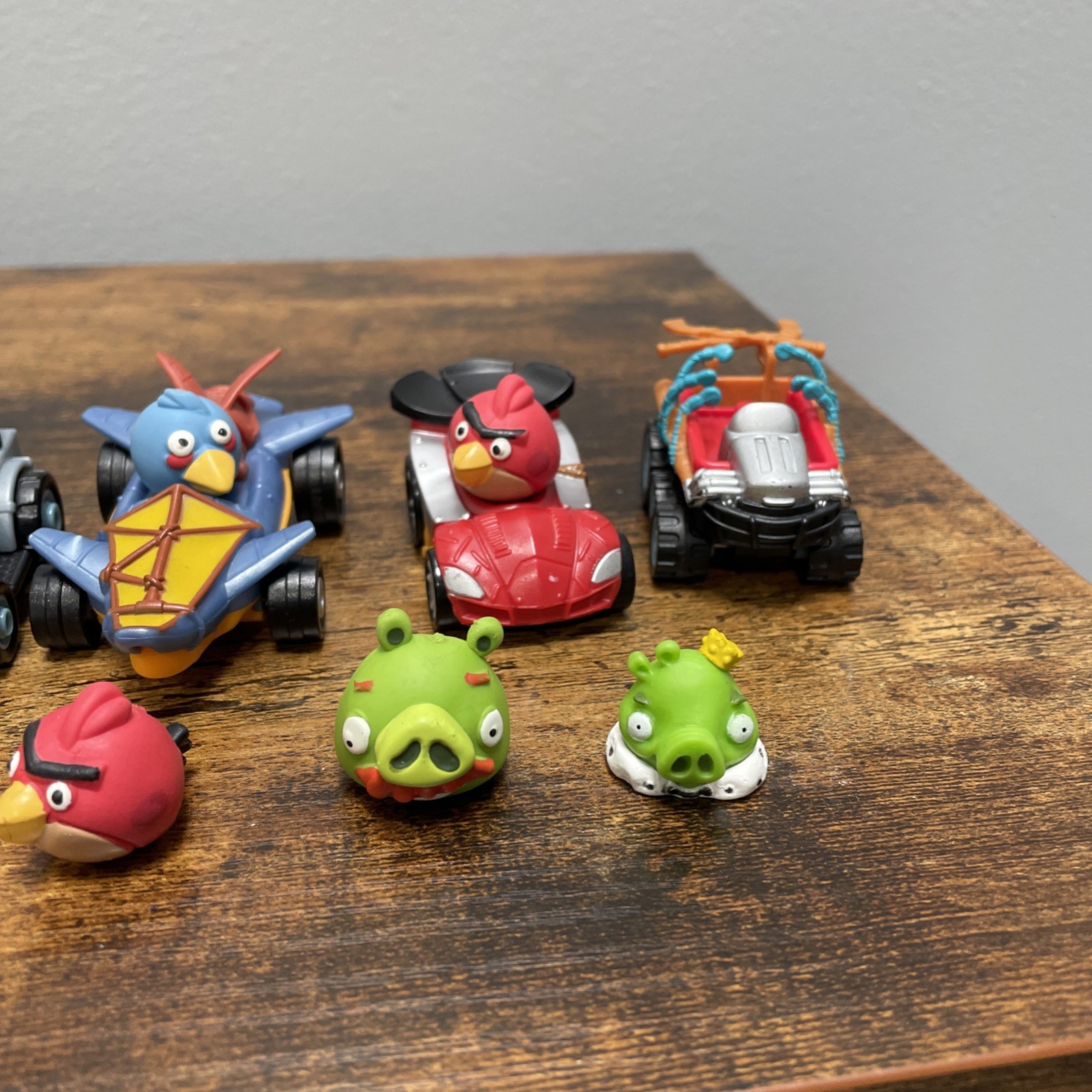 Angry Birds Go Jenga Game Terence Bubbles Chuck Kart Racer Lot Removable Heads