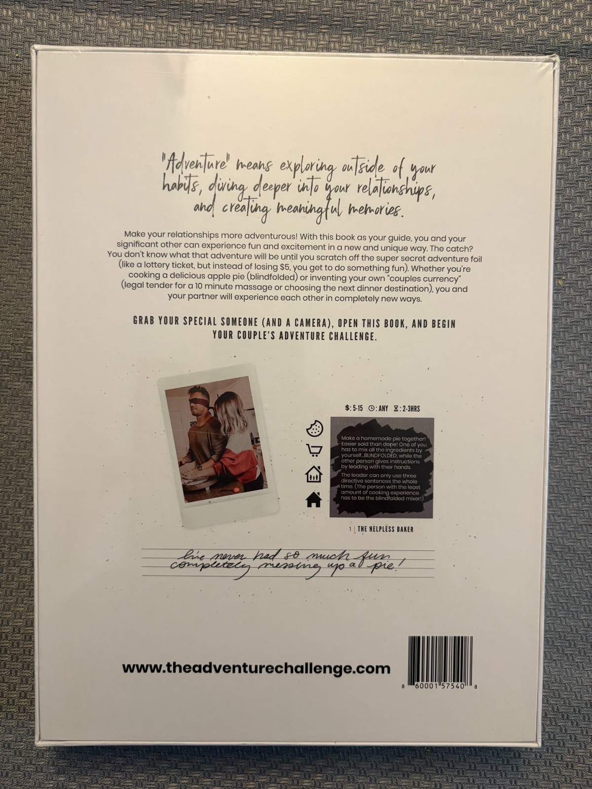 The Adventure Challenge: Couples Edition game – new sealed