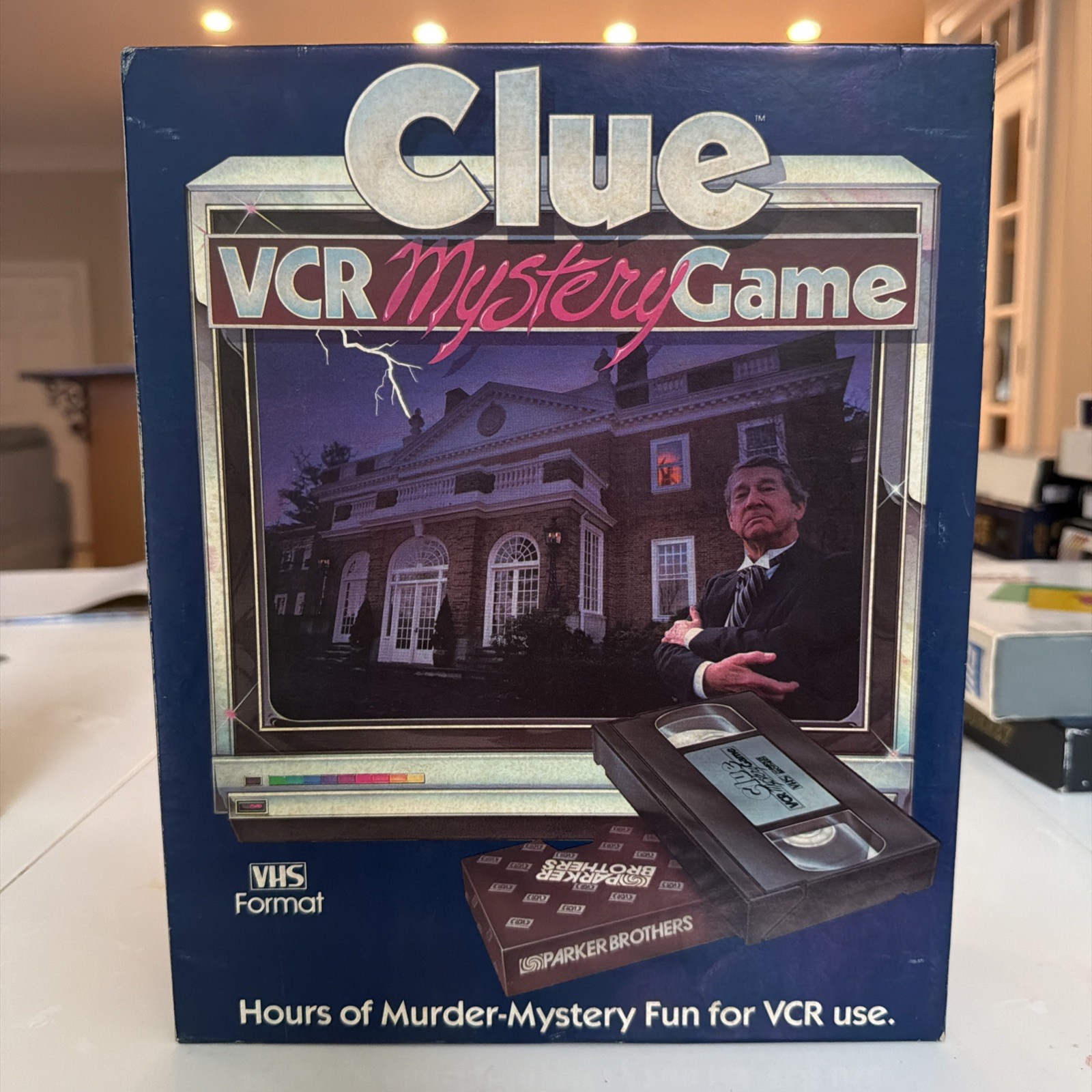 Vintage Clue VCR Mystery Game Parker Brothers 1985 Complete VHS & Cards Sealed