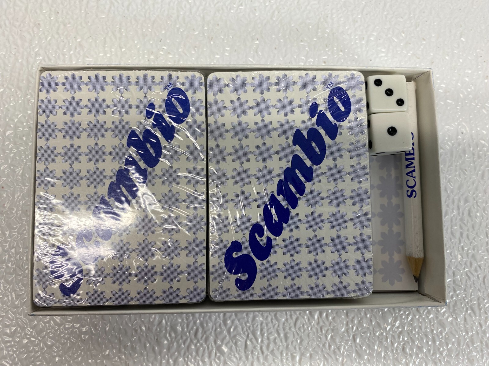 Vintage 1999 Scambio Card And Dice Game Family or Friends 2-4 Players NOS