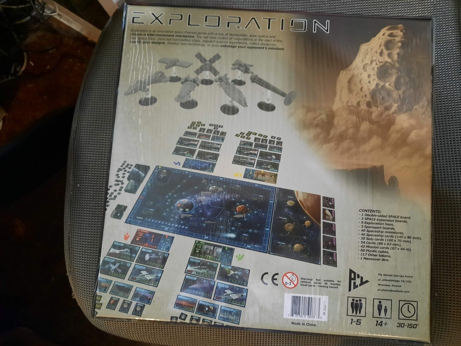 New in Shrink NIS – Ply Games – Exploration Board Game – 1-5 Players
