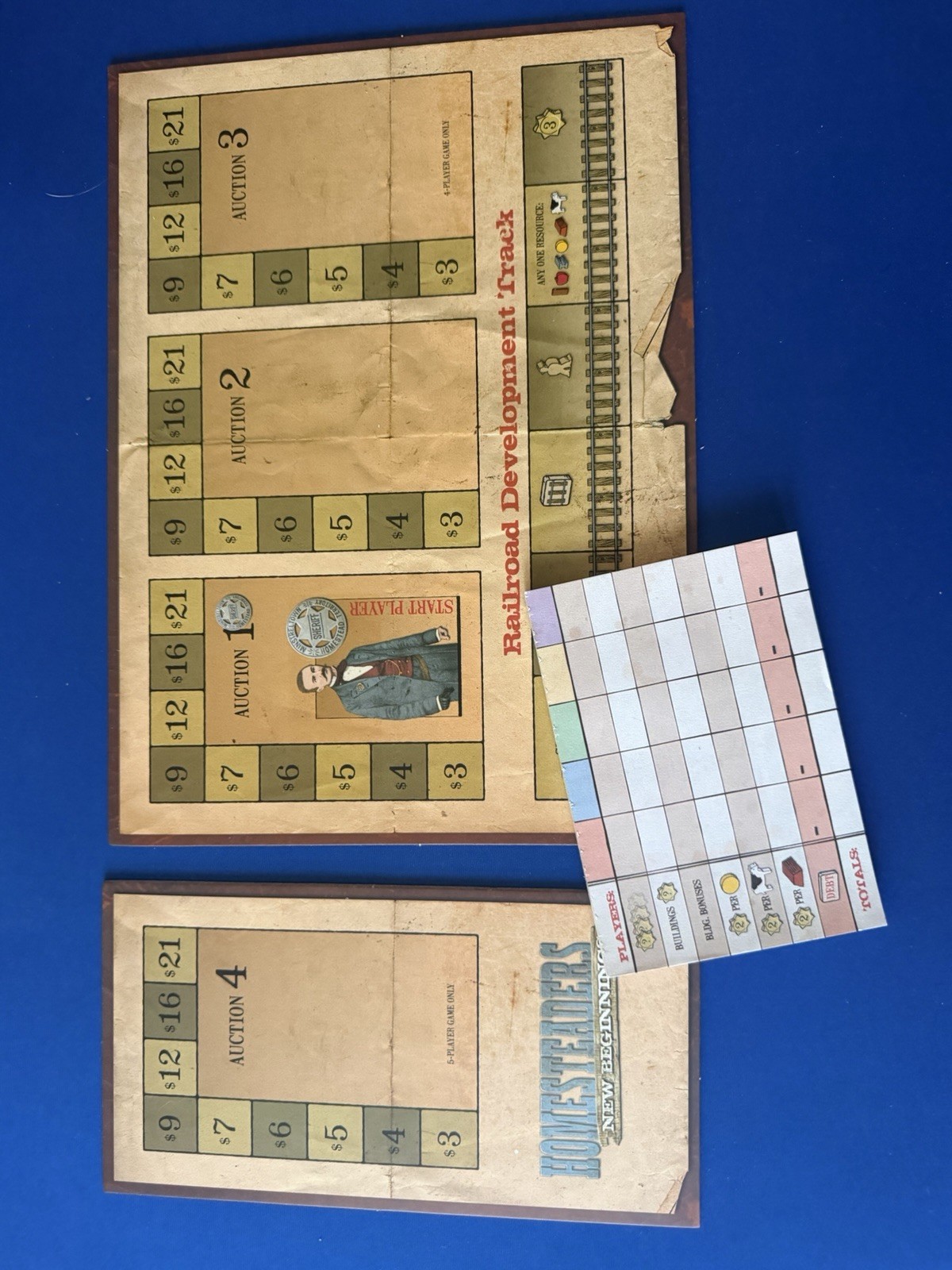 Homesteaders 10th Anniversary + New Beginnings – Board Game – OOP – Unplayed