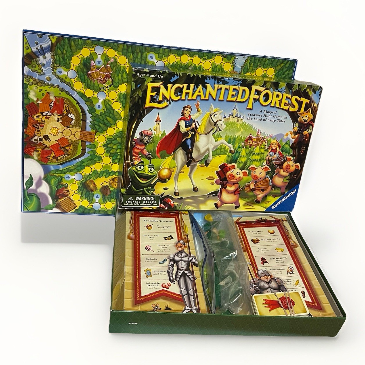 Ravensburger Enchanted Forest Fantasy Board Game 2014 Missing 1 Blue Pawn