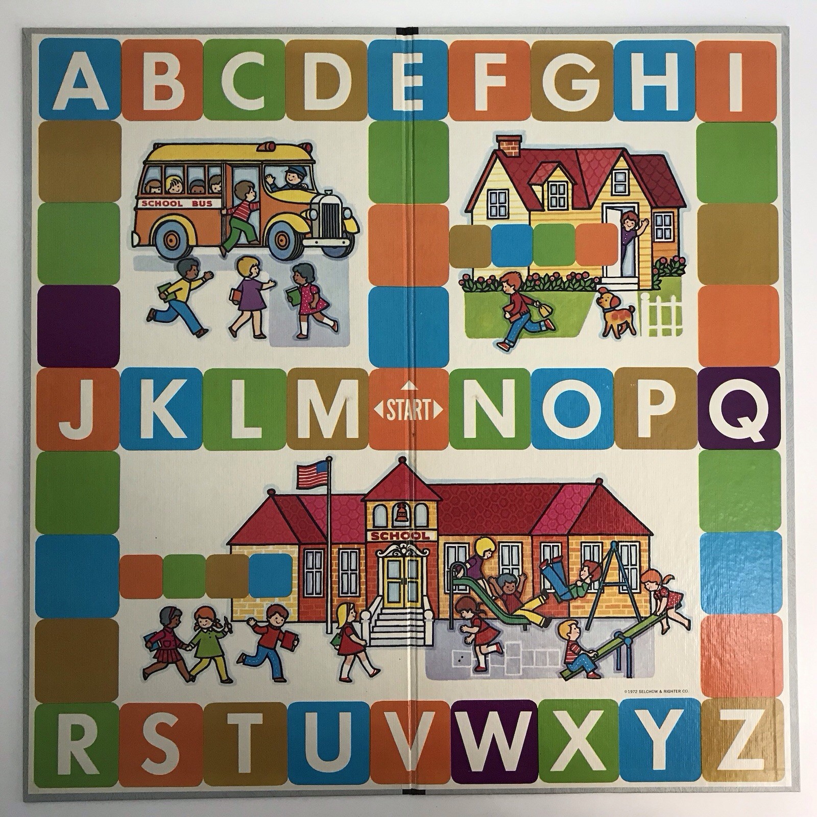 Vintage 1972 Scrabble Alphabet Game – 100% Complete!
