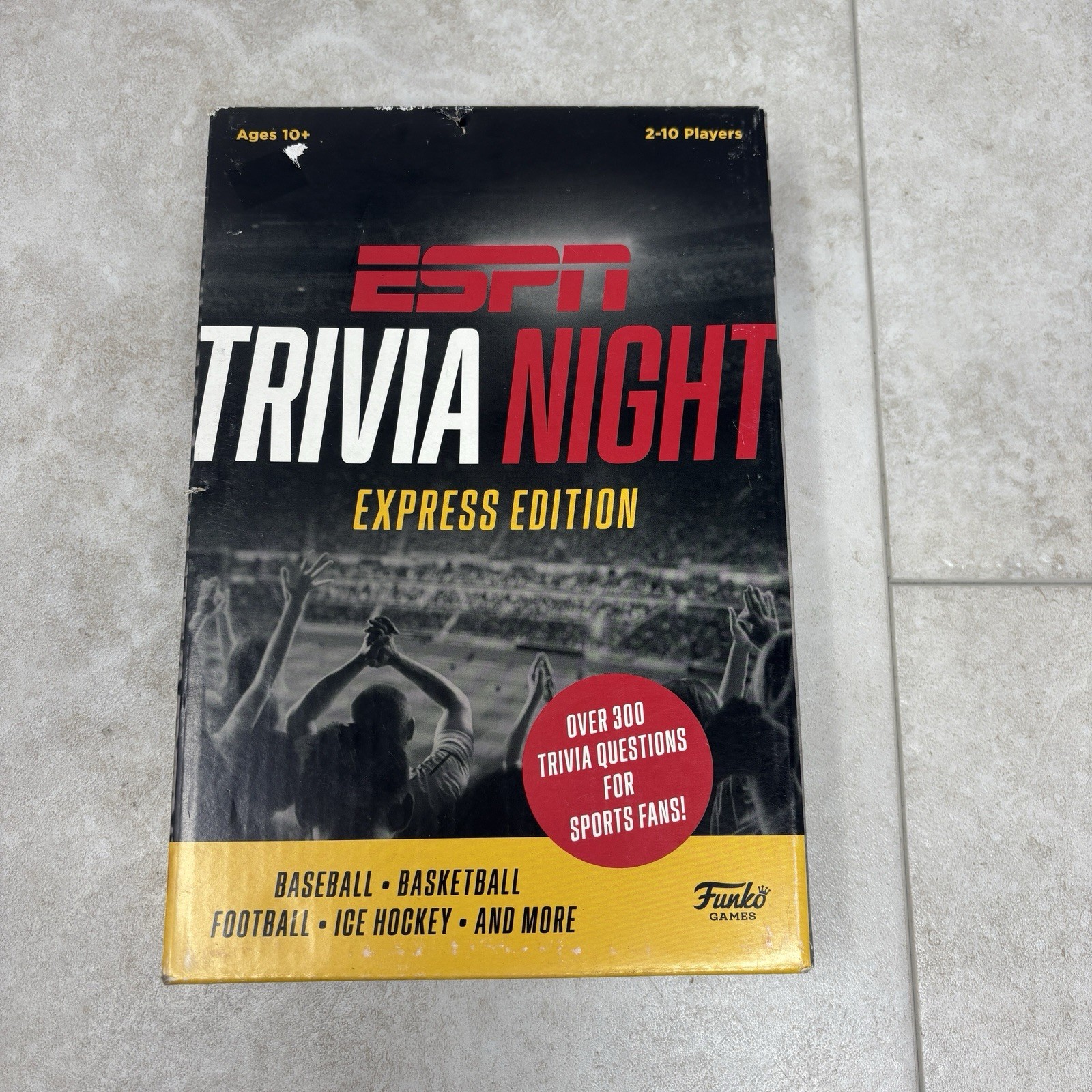 Funko Games ESPN Trivia Night Express Edition Trivia Game For 2-10 Players- NEW