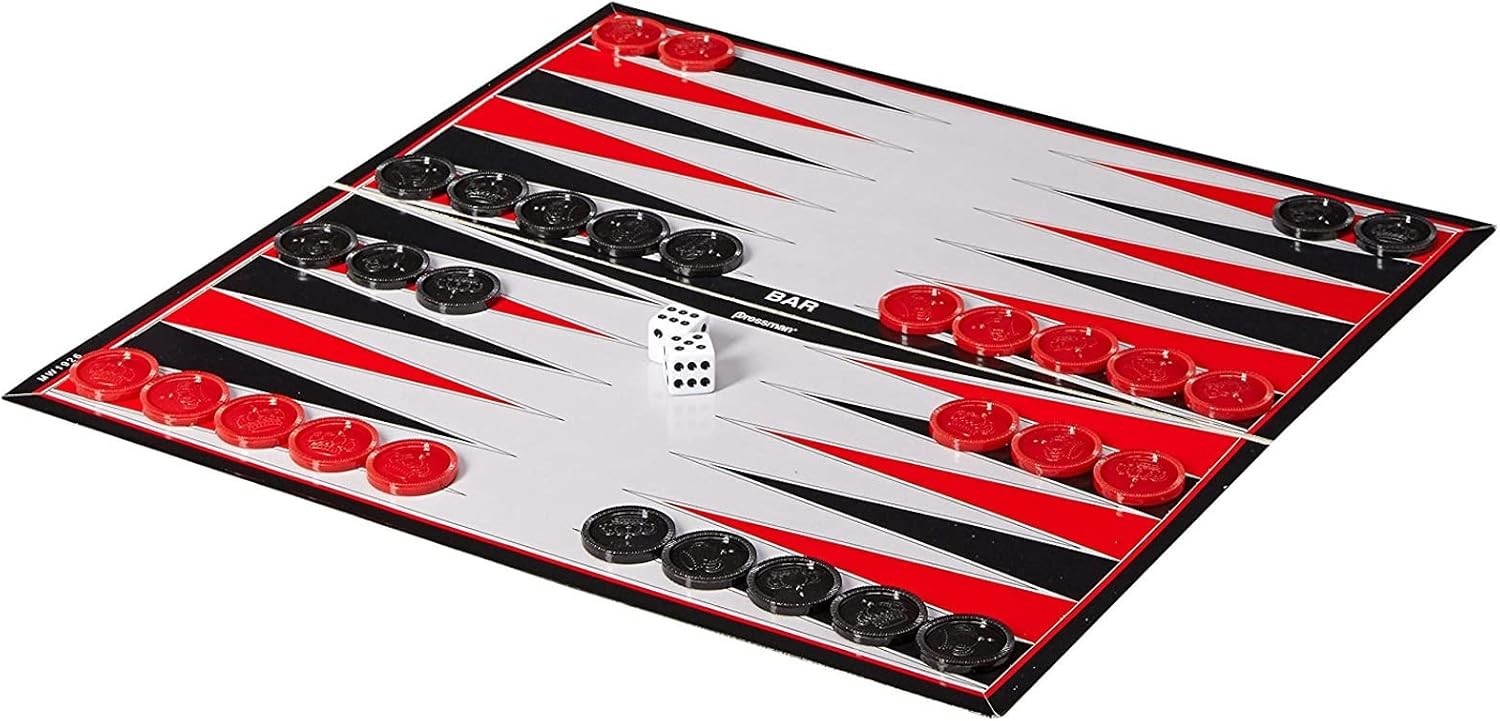 Chess / Checkers / Backgammon – 3 Games in One with Full Size Staunton Chess …