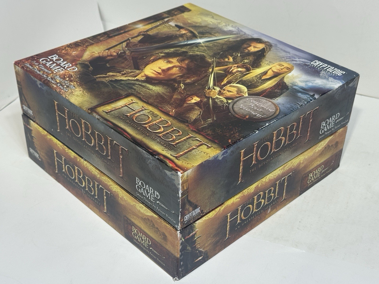 The Hobbit Board Games Lot An Unexpected Journey & Desolation Of Smaug Complete