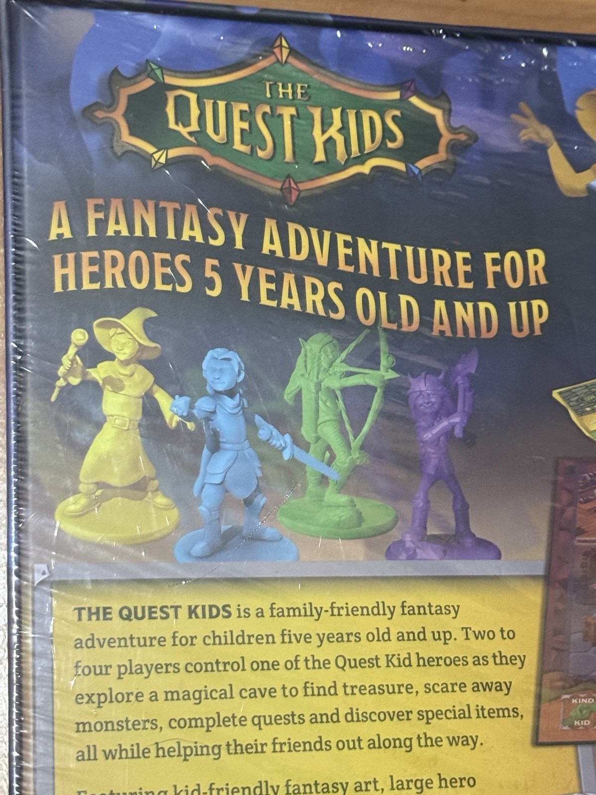 The Quest Kids Board Game for Kids Ages 5+ Family Fantasy Tabletop Adventure NEW