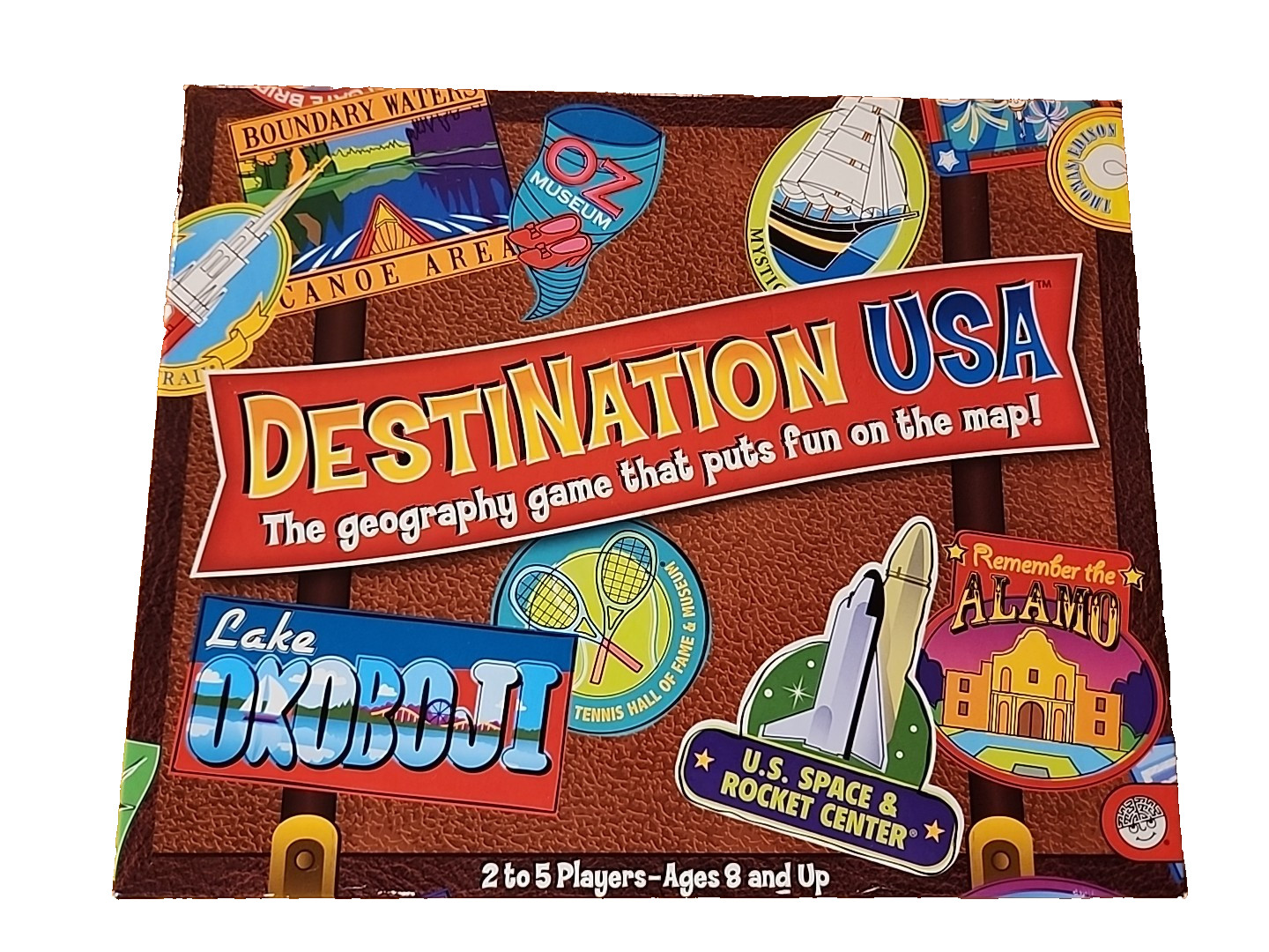 MindWare DESTINATION USA Board Game Learn Geography 50 States Map 2010 COMPLETE