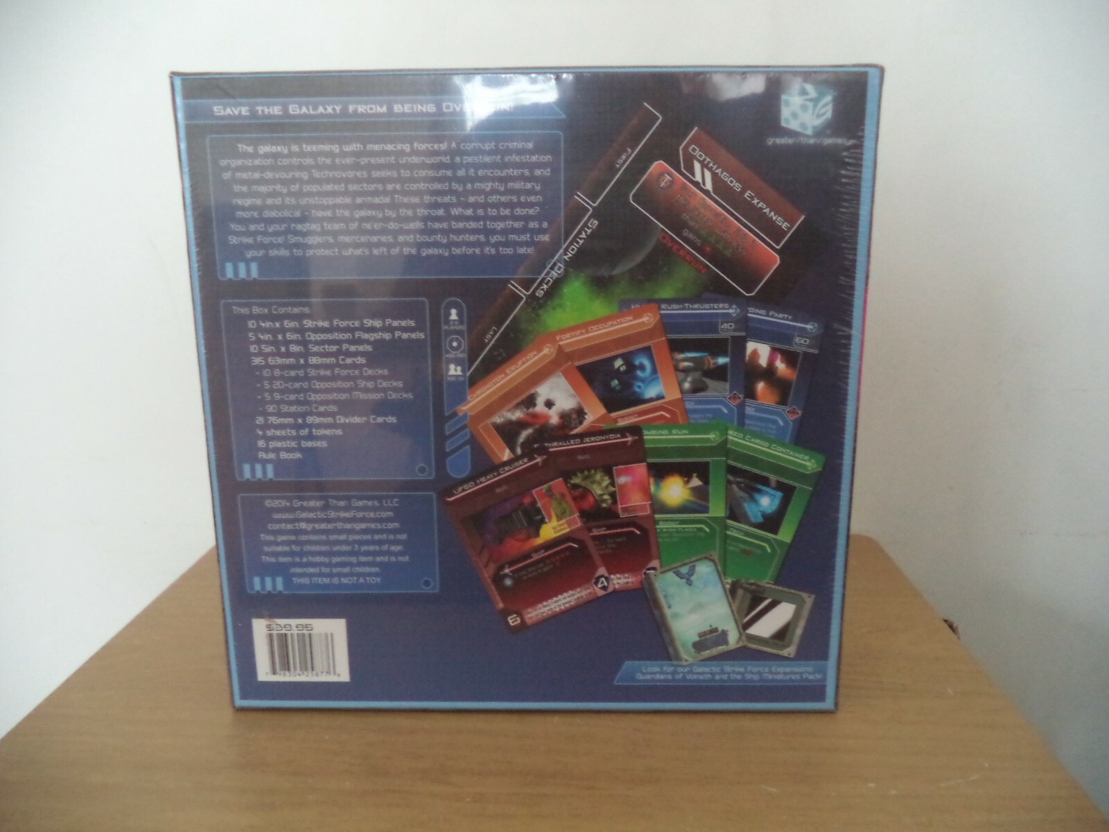 Greater Than Games Boardgame Galactic Strike Force Box NEW SEALED