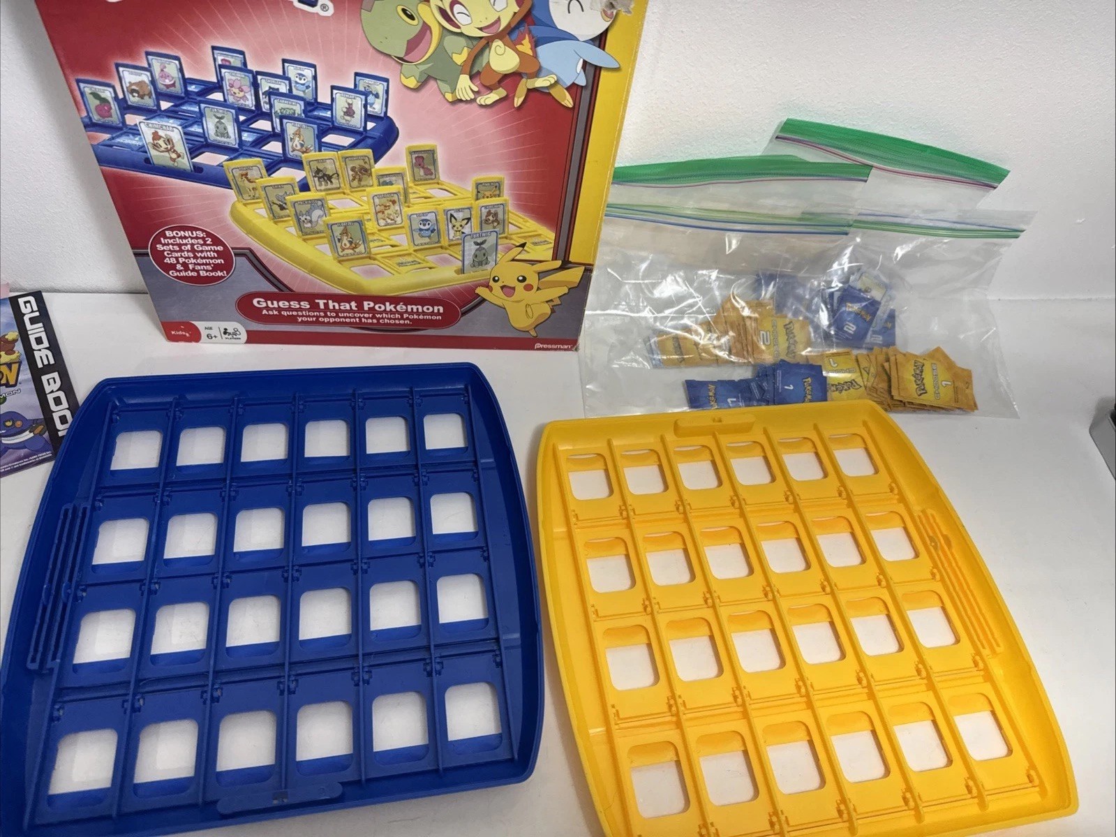 Guess That Pokemon Guess Who Board Game 2009 Pressman READ