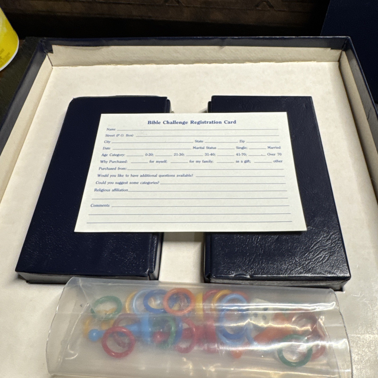 Vintage Bible Challenge Trivia Board Game 1984 – Complete