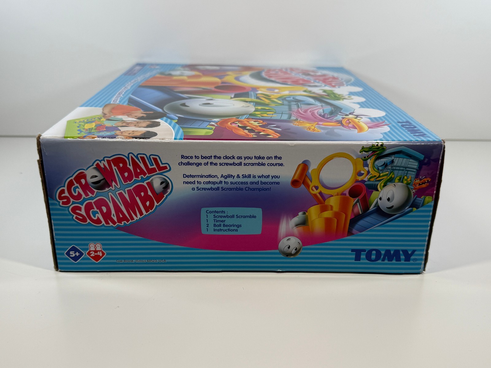 Tomy Screwball Scramble Tricky Bille Classic Retro Action Board Game Ball Maze