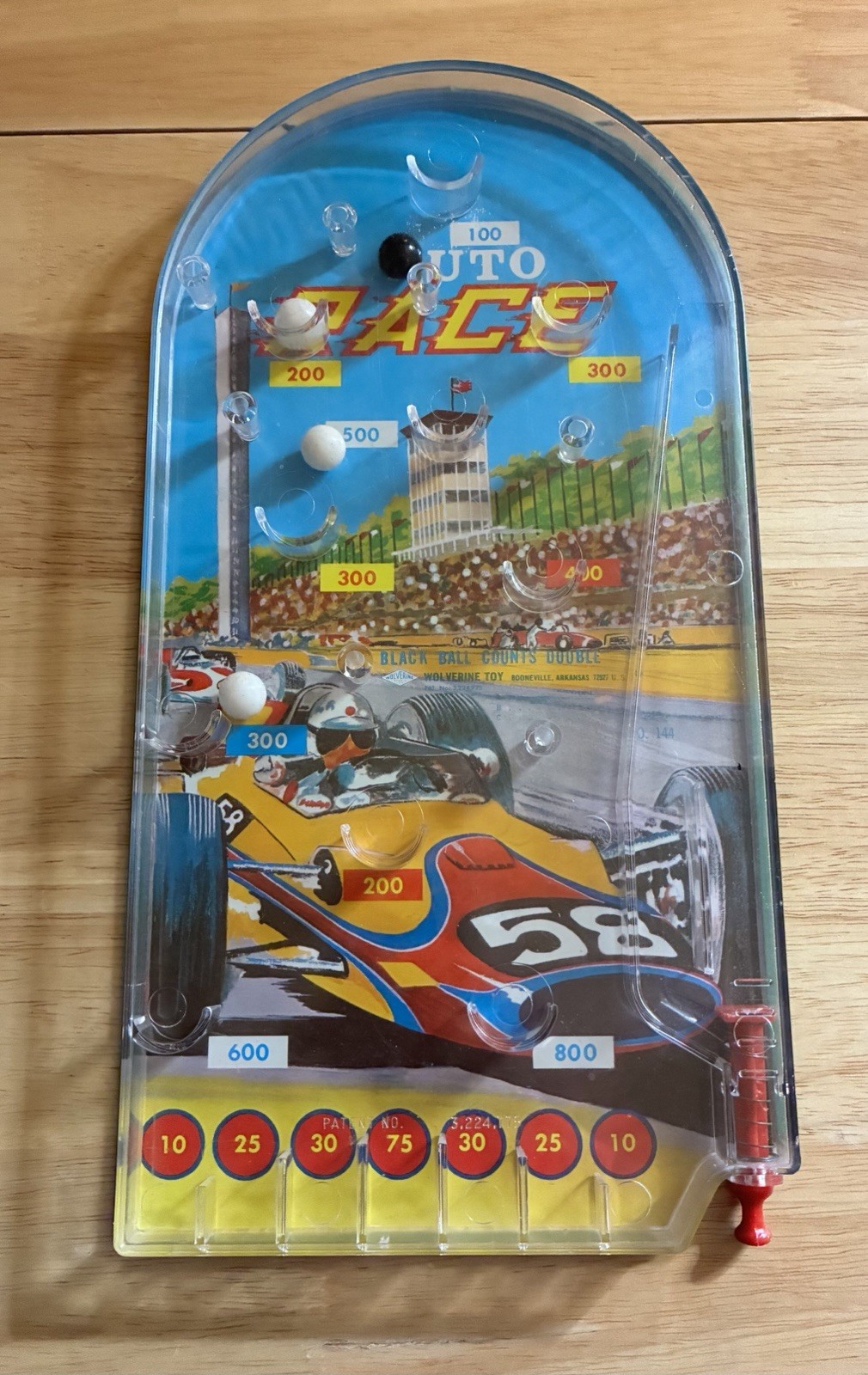 Wolverine Auto Race Vintage Pinball Skill Game Cars & Vehicles MPN 144 1957