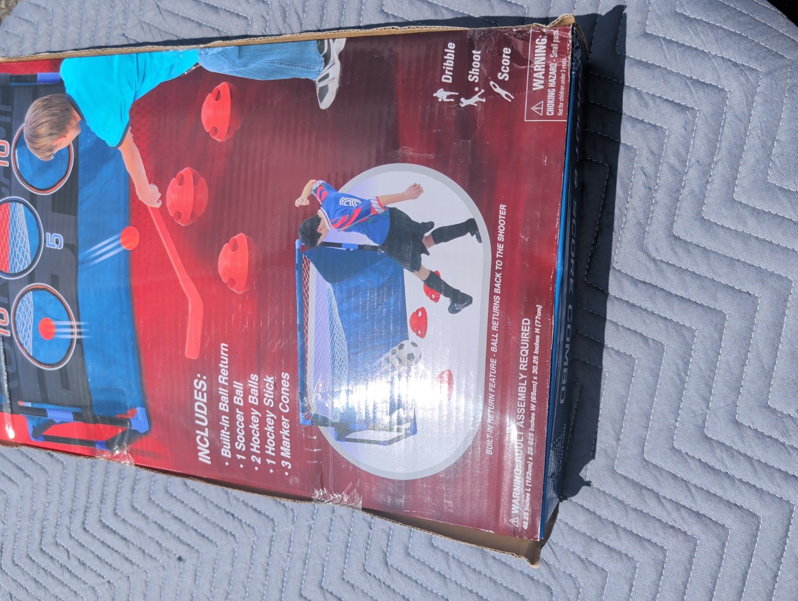 ESPN Rookie Camp Shoot & Score Combo game set, designed for indoor or outdoor…