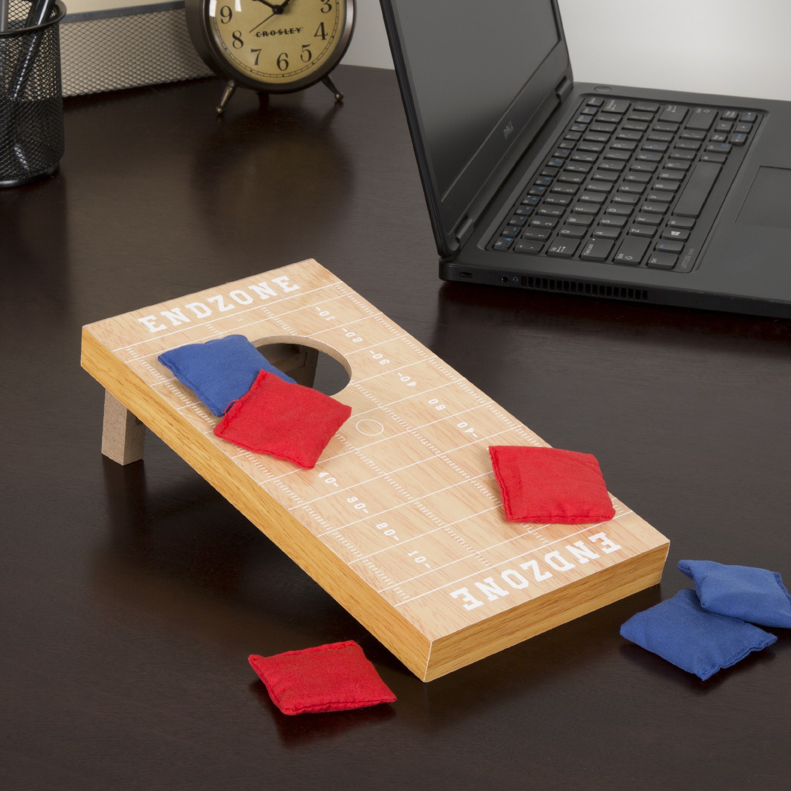 Cornhole Bean Bag Toss Game Set Tabletop for Game Night Desk Office