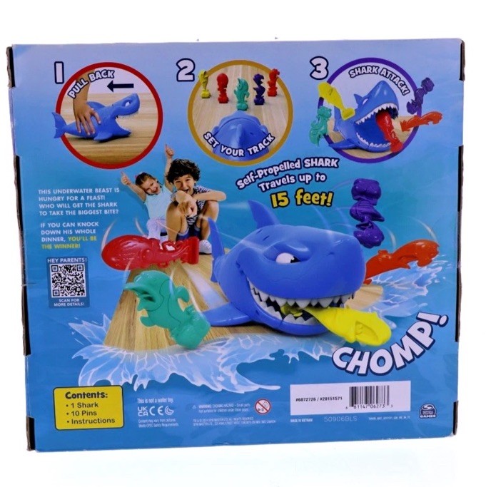 Spin Master Games: Shark Strike Bowling Game NEW