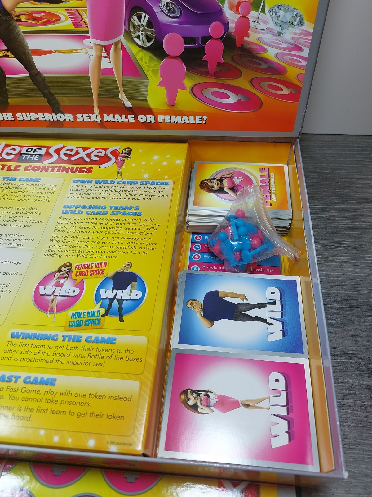 Battle Of The Sexes The Battle Continues Board Game Male vs Female fun Ages 12+
