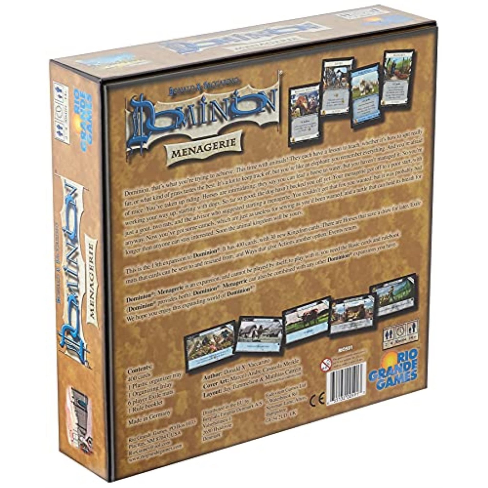 Dominion Menagerie Expansion Board Game For 2 To 4 Players Ages 14 And Up