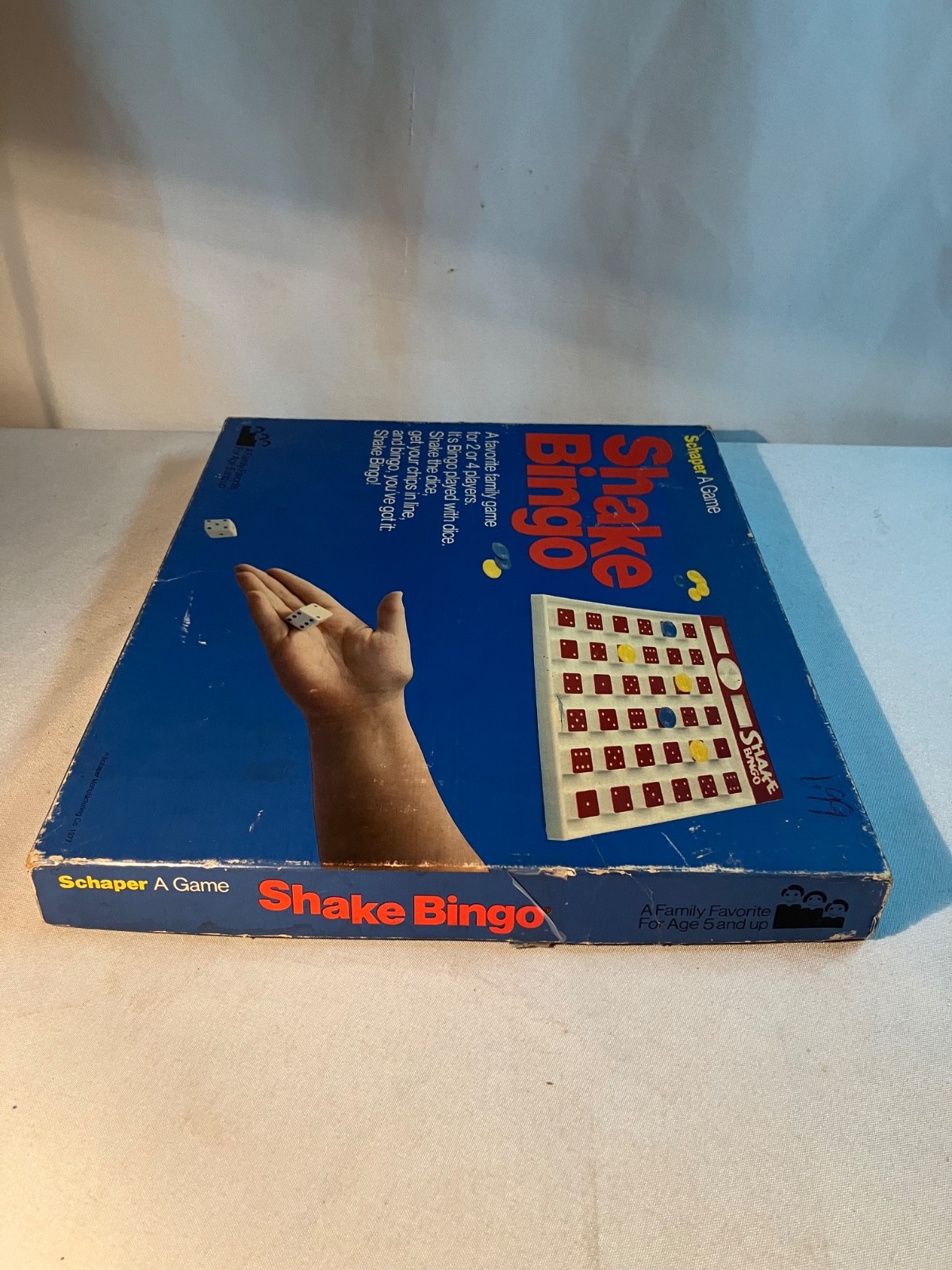 Vintage 1977 SHAKE BINGO Game COMPLETE Schaper Age 5 and up Family Favorite Game