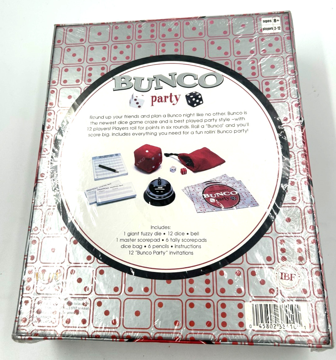 Fundex BUNCO PARTY ‘The Official Game of IBF’ – 2 to 12 Players Ages 8+