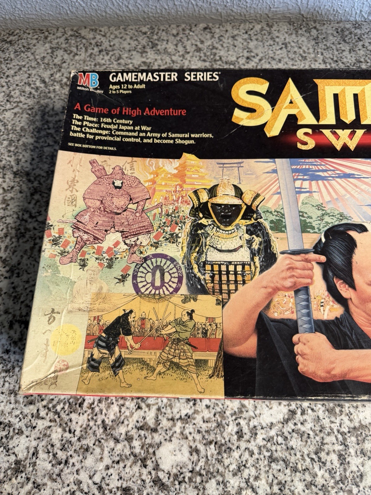 1986 Samurai Swords Shogun Game By Milton Bradley COMPLETE Great Game !