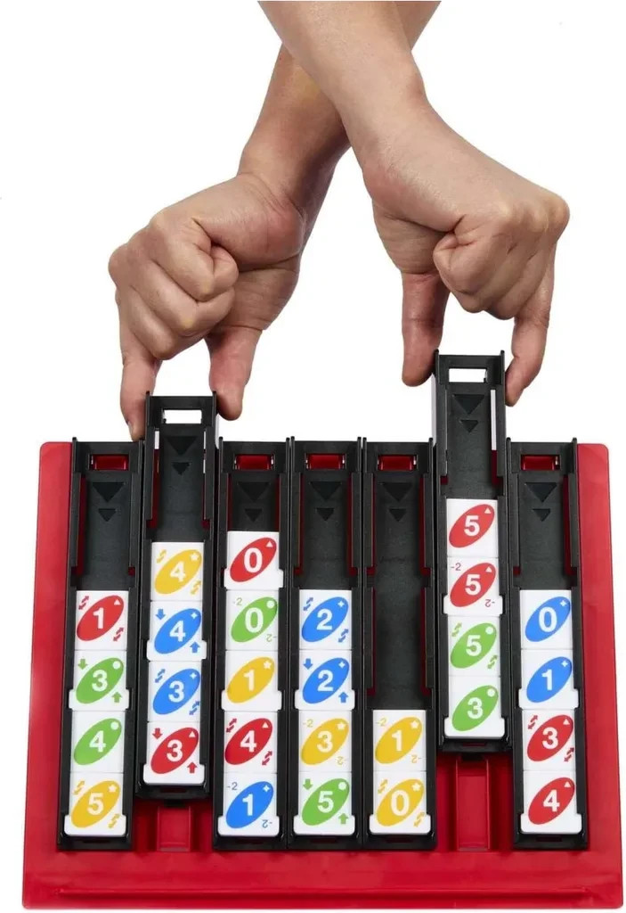 Uno Quatro, Mattel Games, sort bricks by colors or numbers, new & original packaging