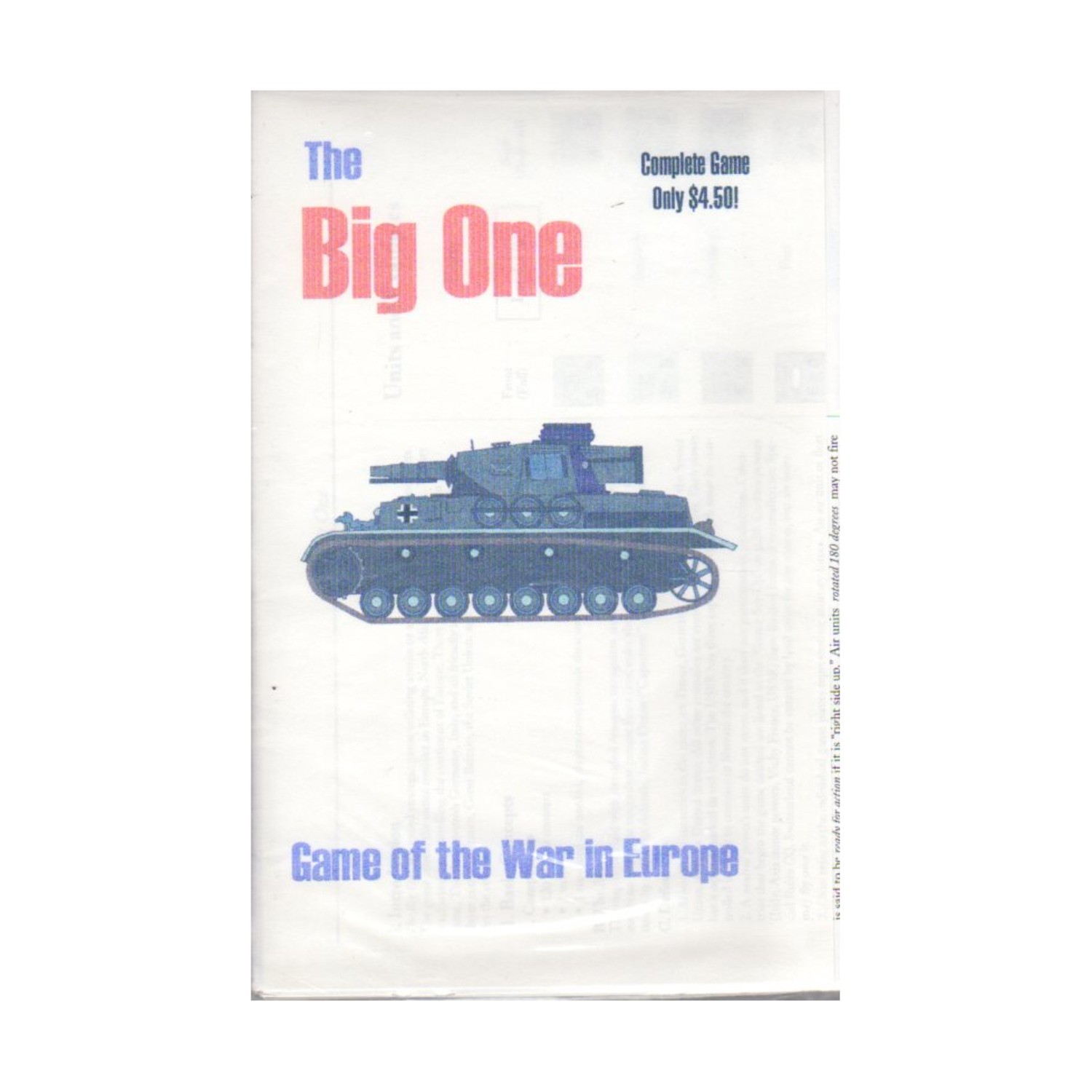 One Small Step Wargame Big One Bag VG+