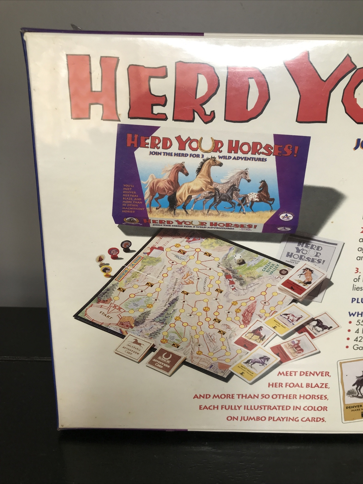 New Sealed Aristoplay Herd Your Horses Board Game