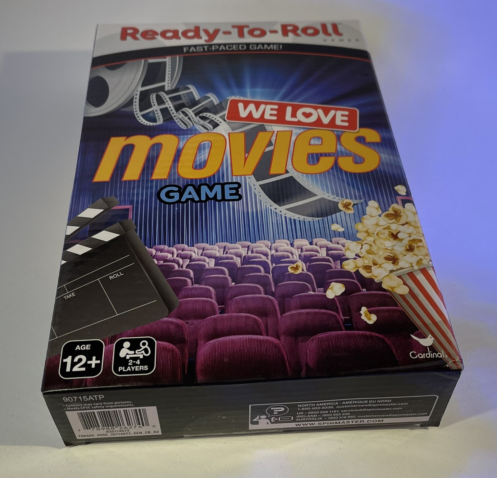 WE LOVE MOVIES TRIVIA 2 GAMES FAMILY GAME NIGHT FACTORY SEALED