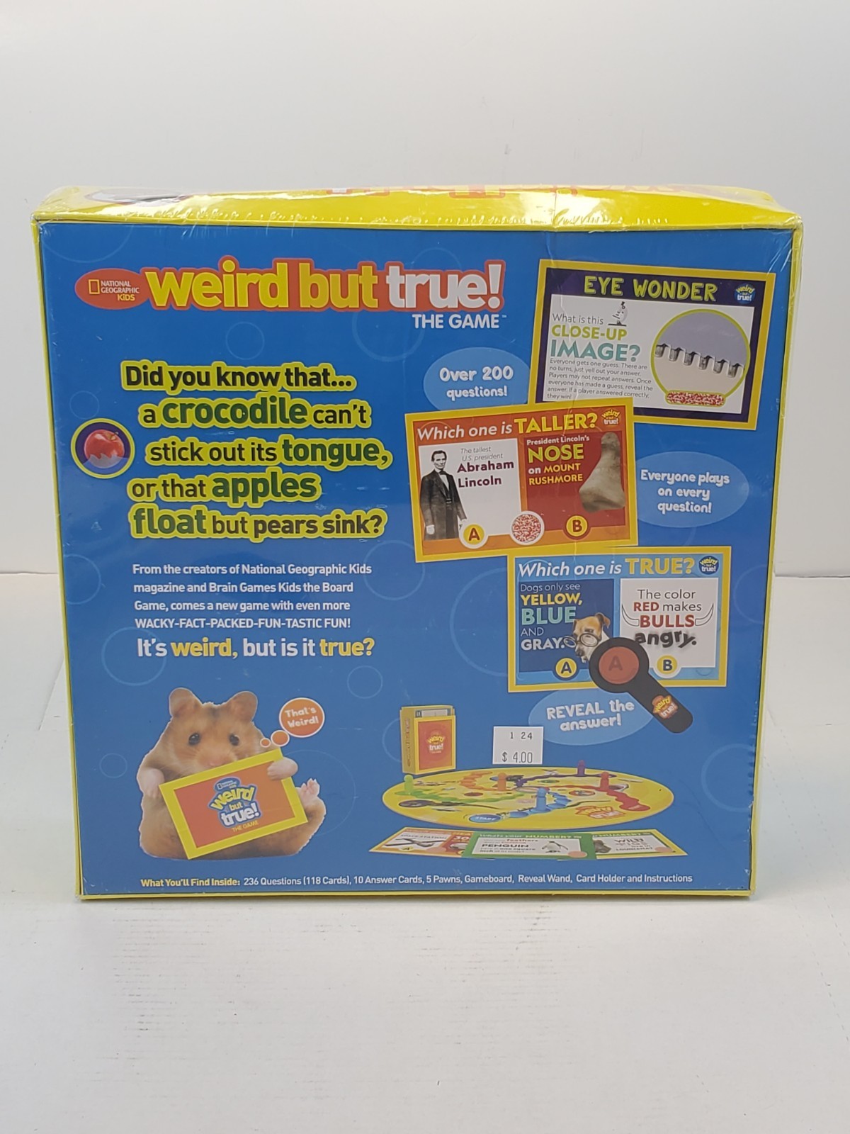 Weird But True Board Game By National Geographic Kids New Sealed
