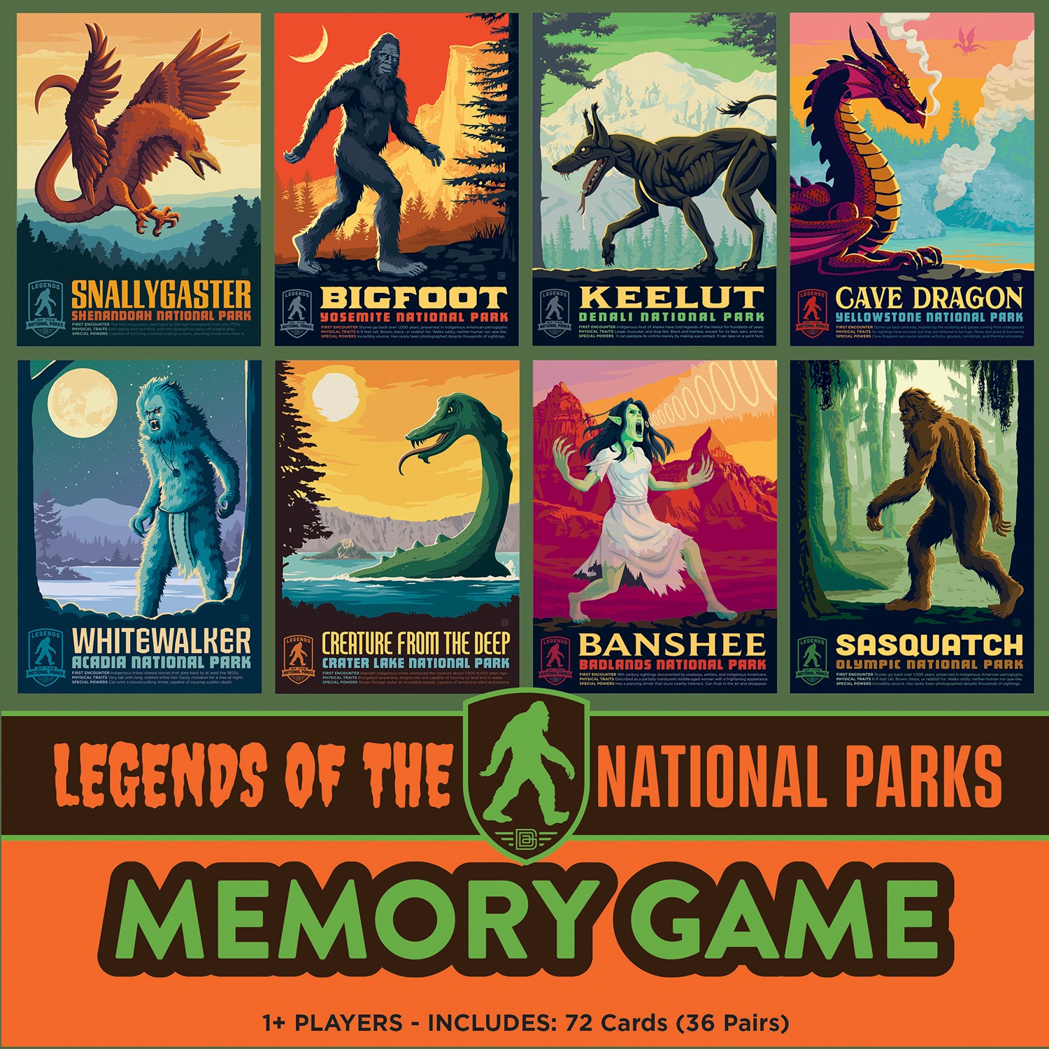 MasterPieces – Legends of the National Parks Memory Game