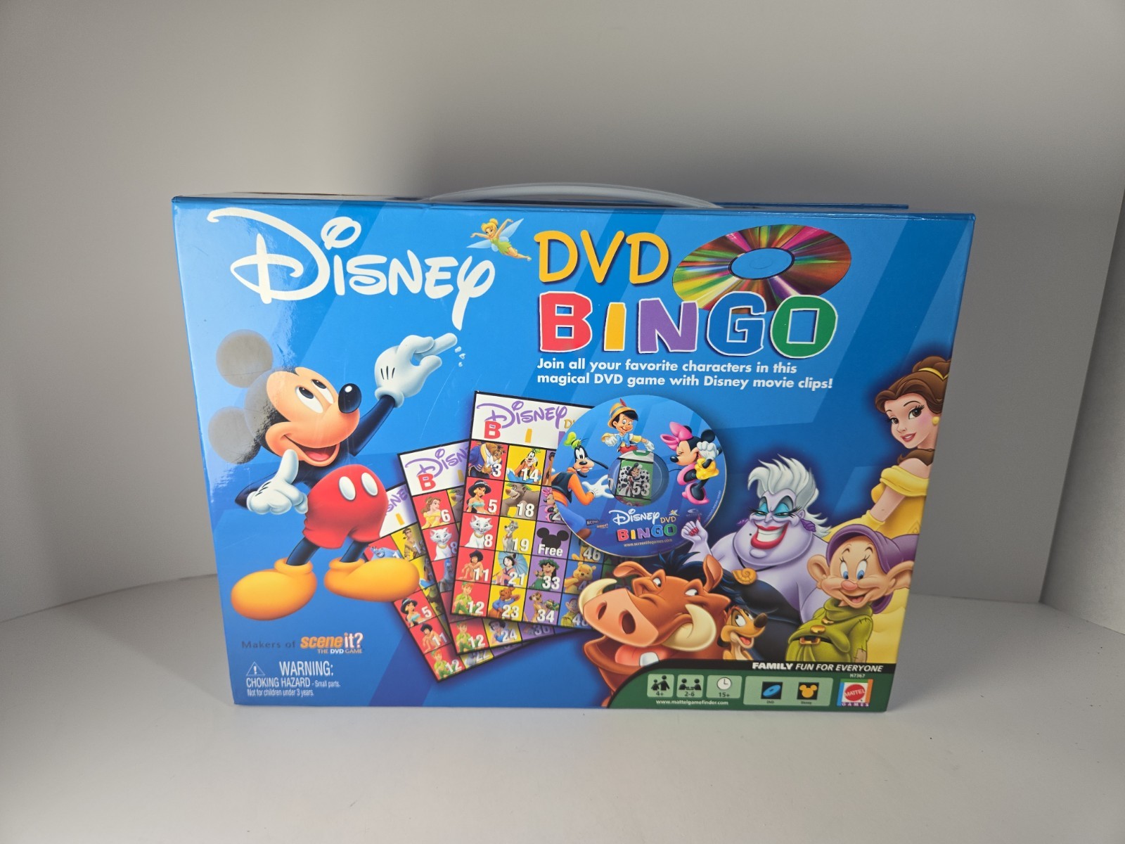 Disney DVD Bingo Game COMPLETE ScreenLife 2005 Mickey Minnie Mouse