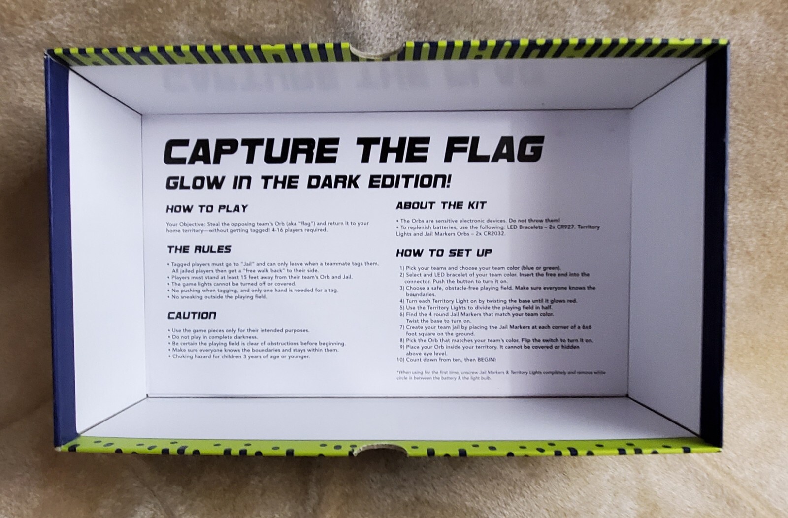 Capture The Flag Redux: Glow-in-The-Dark Outdoor Game REPLACEMENT PARTS