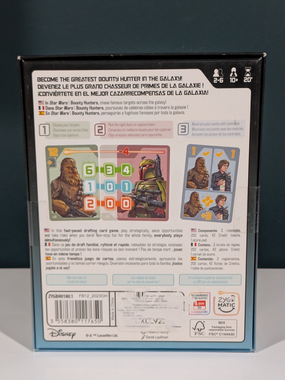 Star Wars: Bounty Hunters – Strategy Card Game – 20 Minute – Zygomatic