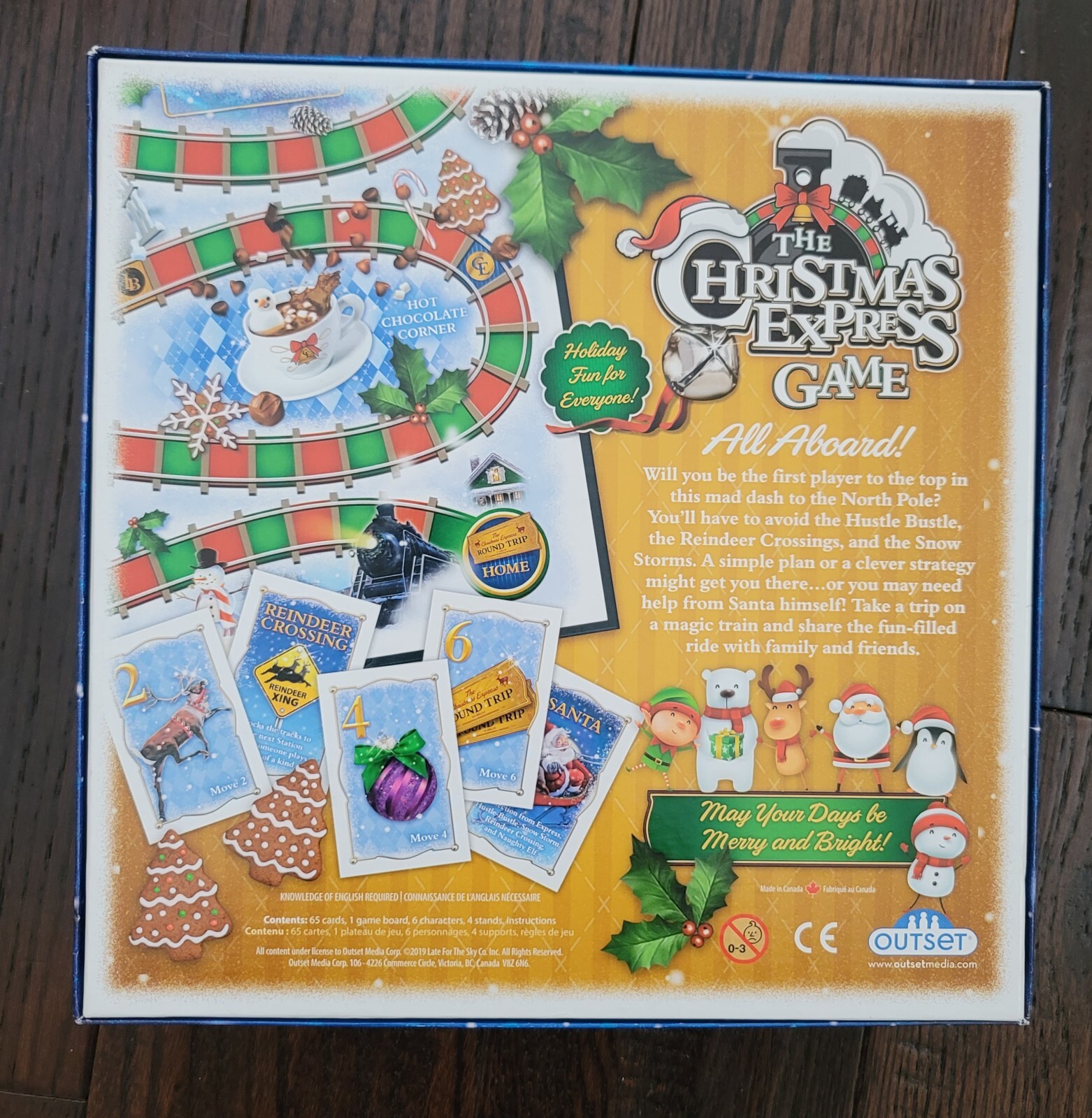 THE CHRISTMAS EXPRESS GAME Board Game COMPLETE GAME 8 Years & Up 2-4 PLAYERS