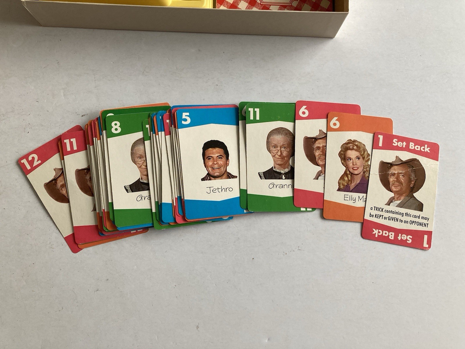 Vintage Milton Bradley The Beverly Hillbillies Card Game (No Chips or Dice)