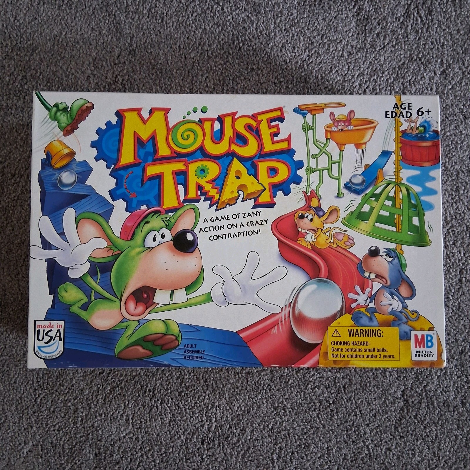 VTG Mouse Trap Board Game Milton Bradley Kids 2005 Classic Retro Game – Complete