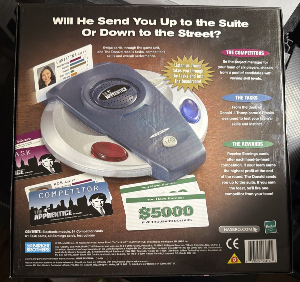 The Apprentice Trump Electronic Board Game Hasbro Parker Brothers