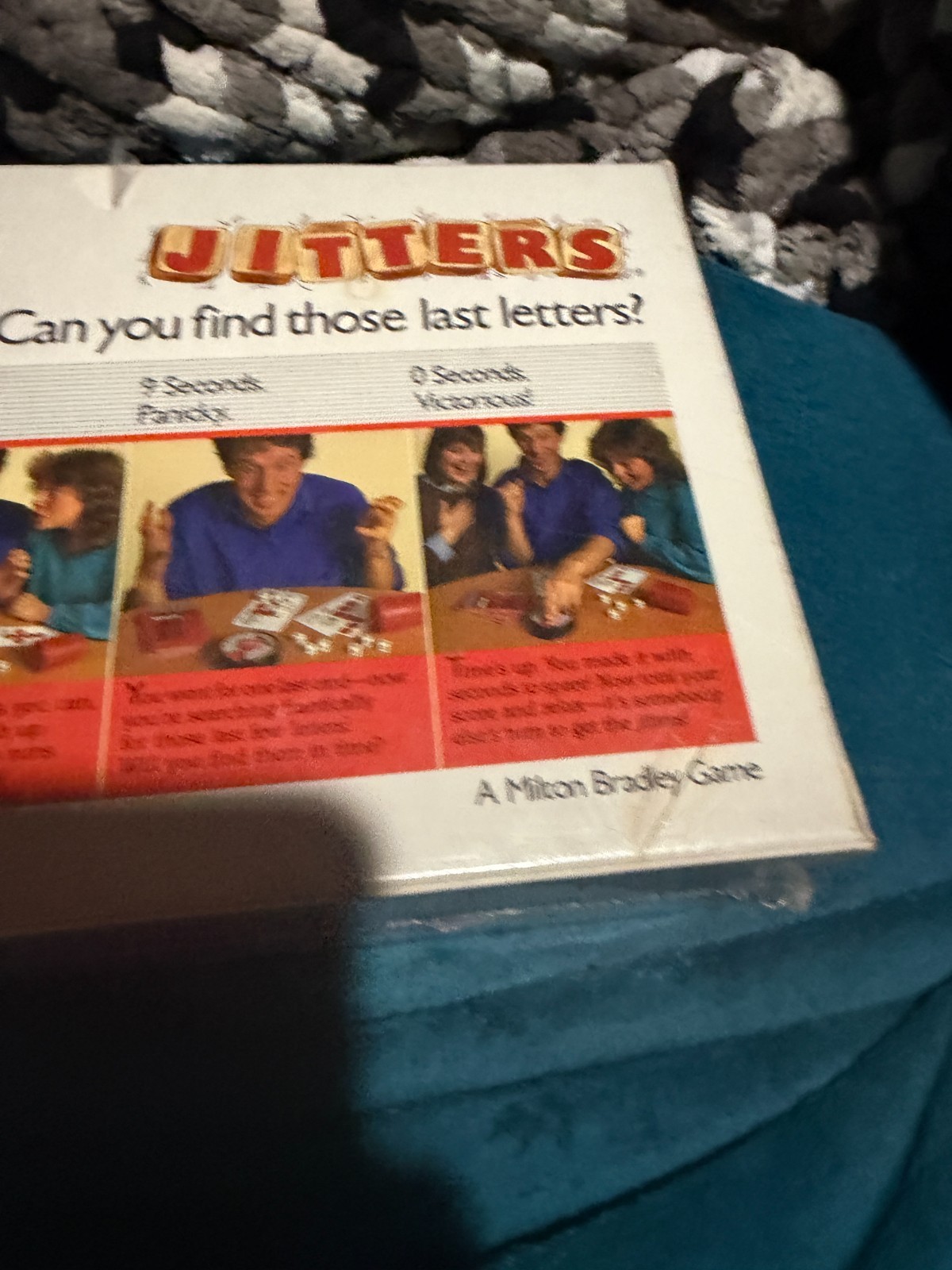 1986 Jitters Word Game by Milton Bradley Brand New Sealed Vtg Board Game
