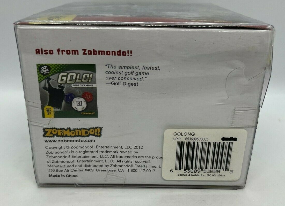 GoZone Boardgame GoLong FOOTBALL DICE GAME NEW! Free Shipping