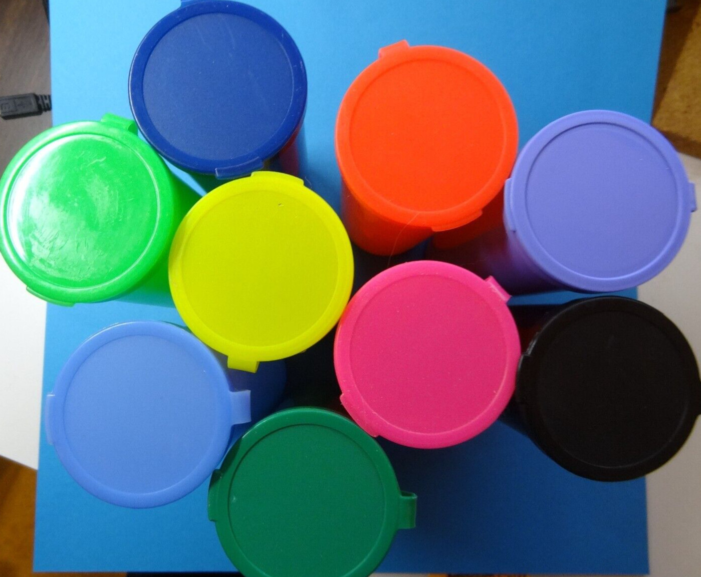 POGS * 100 Misc Variety * 10 Misc Slammers, Plastic and Metal * Two (2) Tubes