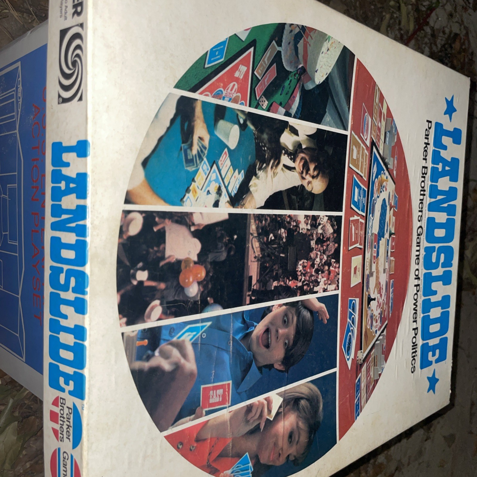 LANDSLIDE 1971 Parker Brothers Power Politics Board Game *100% Complete*