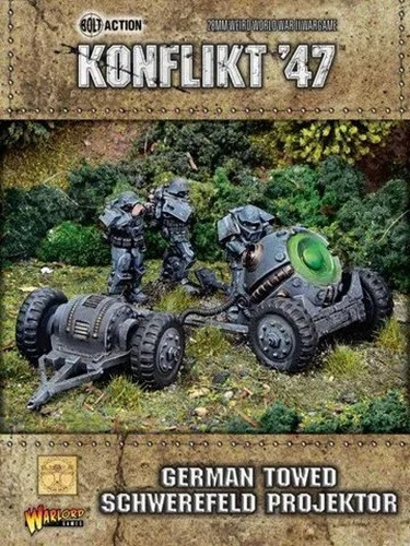Bolt Action: Konflikt 47-German Towed Schwerefeld Projektor 452410208