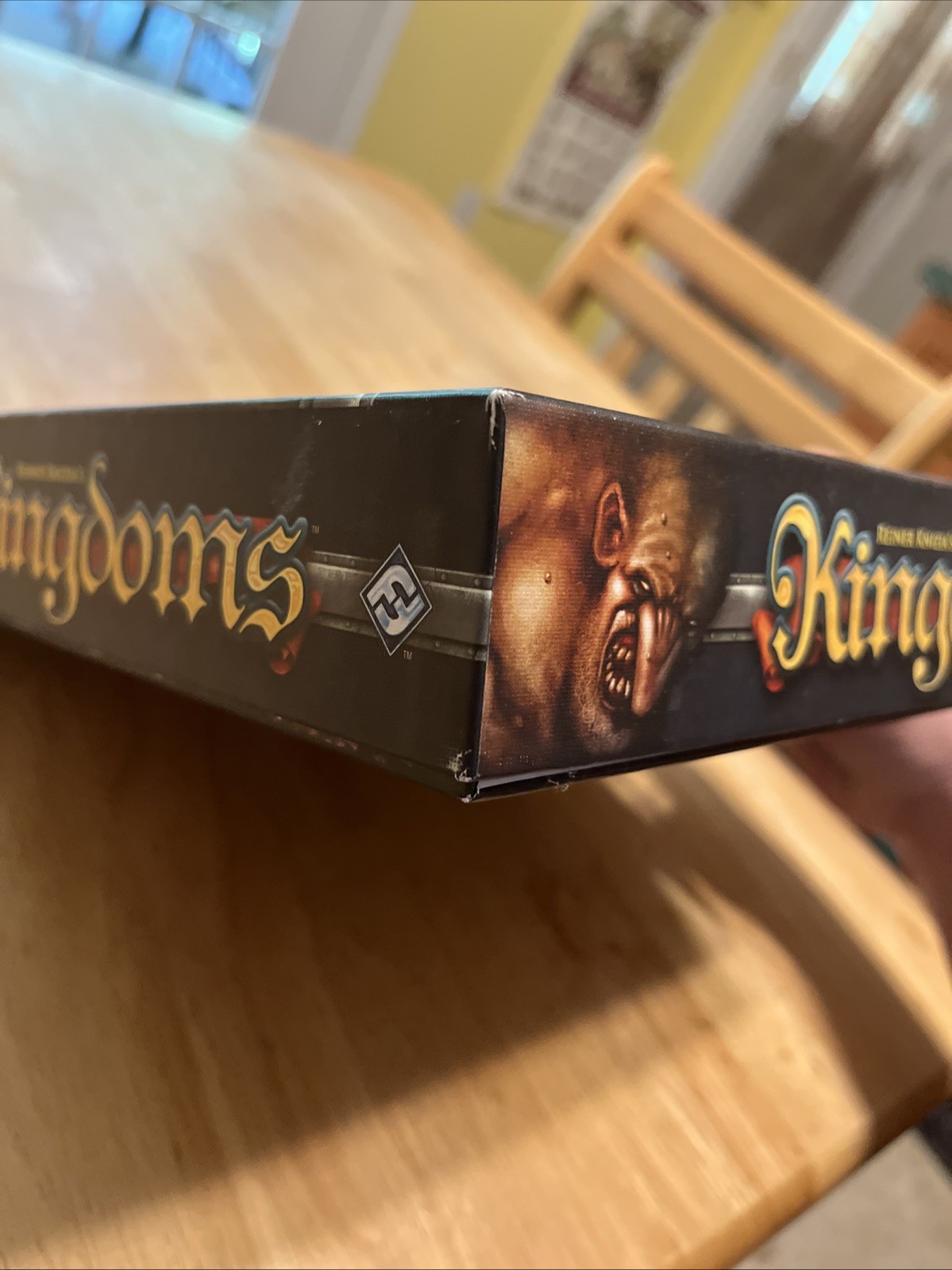 Reiner Knizia Kingdoms BoardGame FantasyFlight 2011 UnplayedUnpunched Box Scuffs
