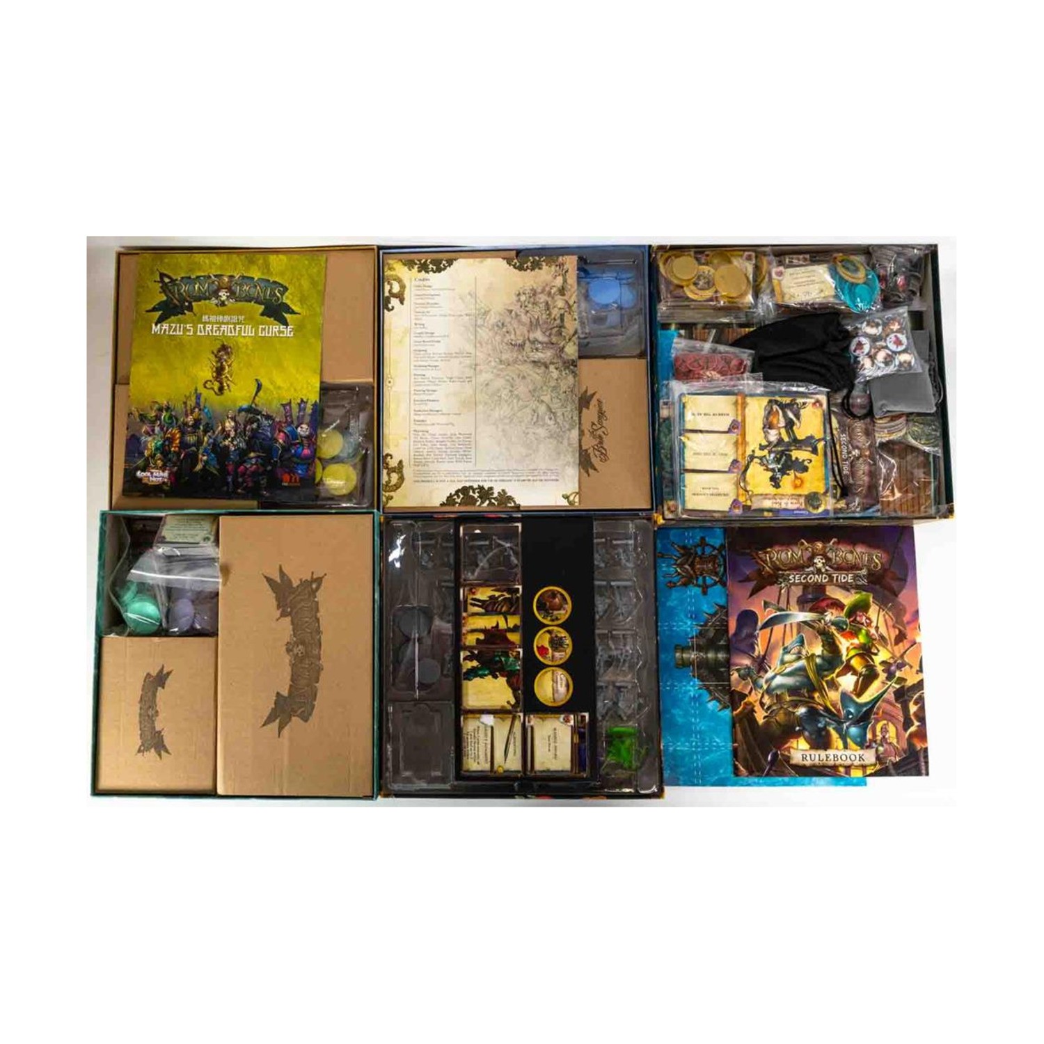 CMON Board Games Rum & Bones Collection #16 – 2 Base Games + 4 Expansi VG+/NM