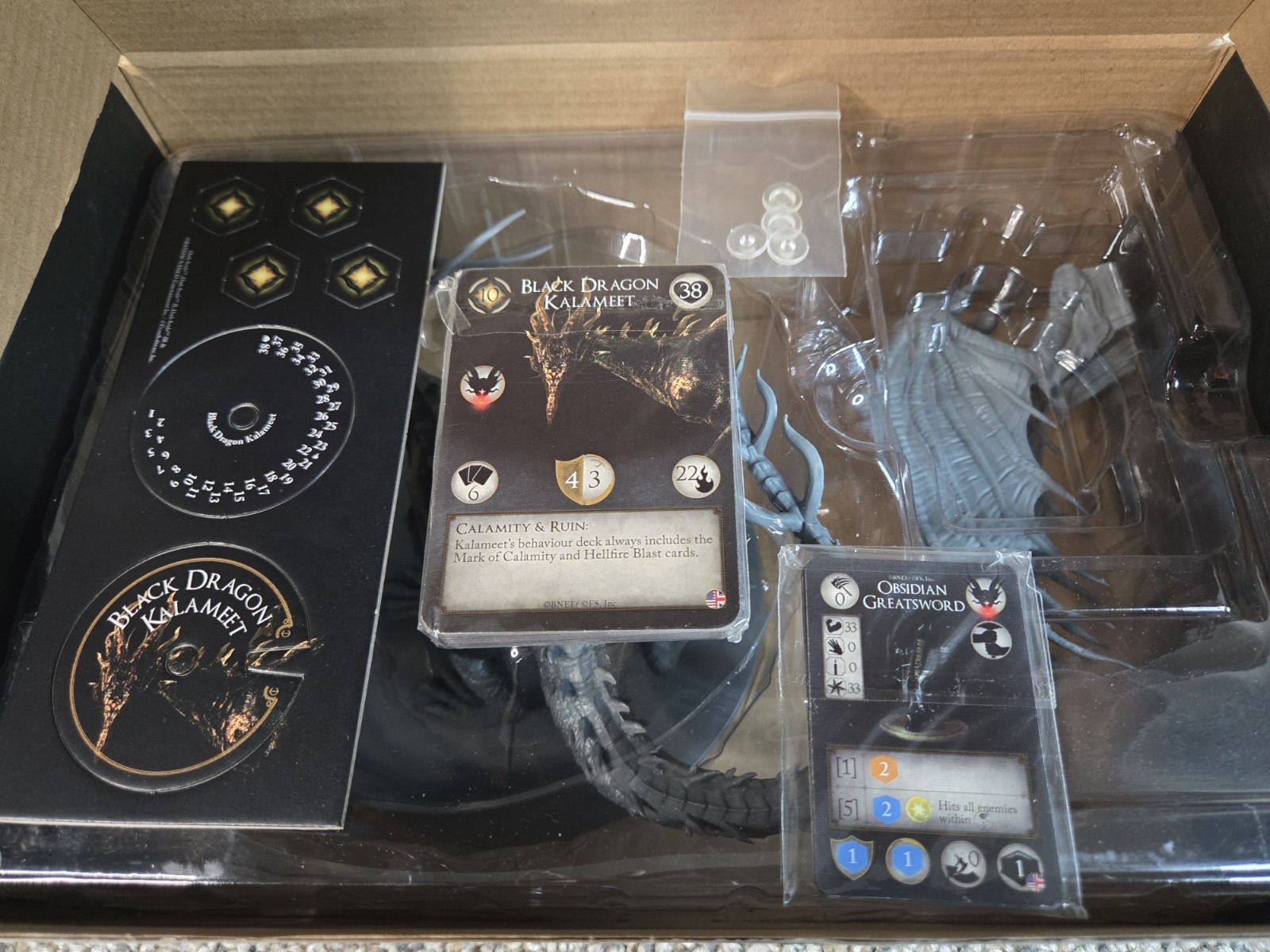 Dark Souls The Board Game Black Dragon Kalameet Expansion UNPUNCHED NEW OPEN BOX