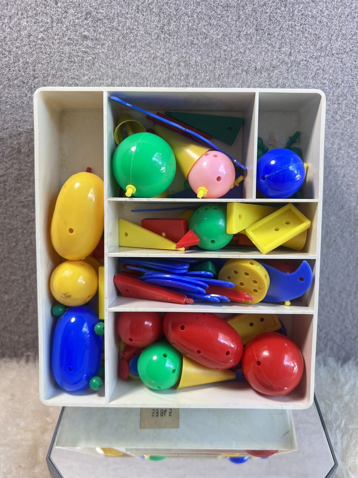 Vintage 50s/60s Child’s German plastic plug-in game Lustiges Germany