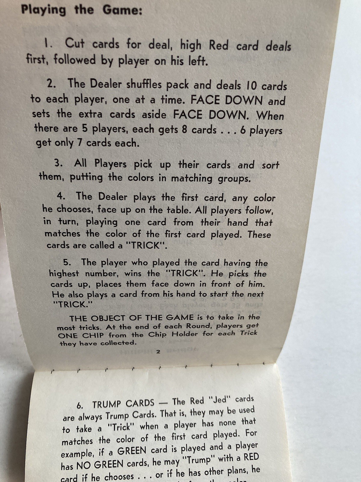 Vintage Milton Bradley The Beverly Hillbillies Card Game (No Chips or Dice)