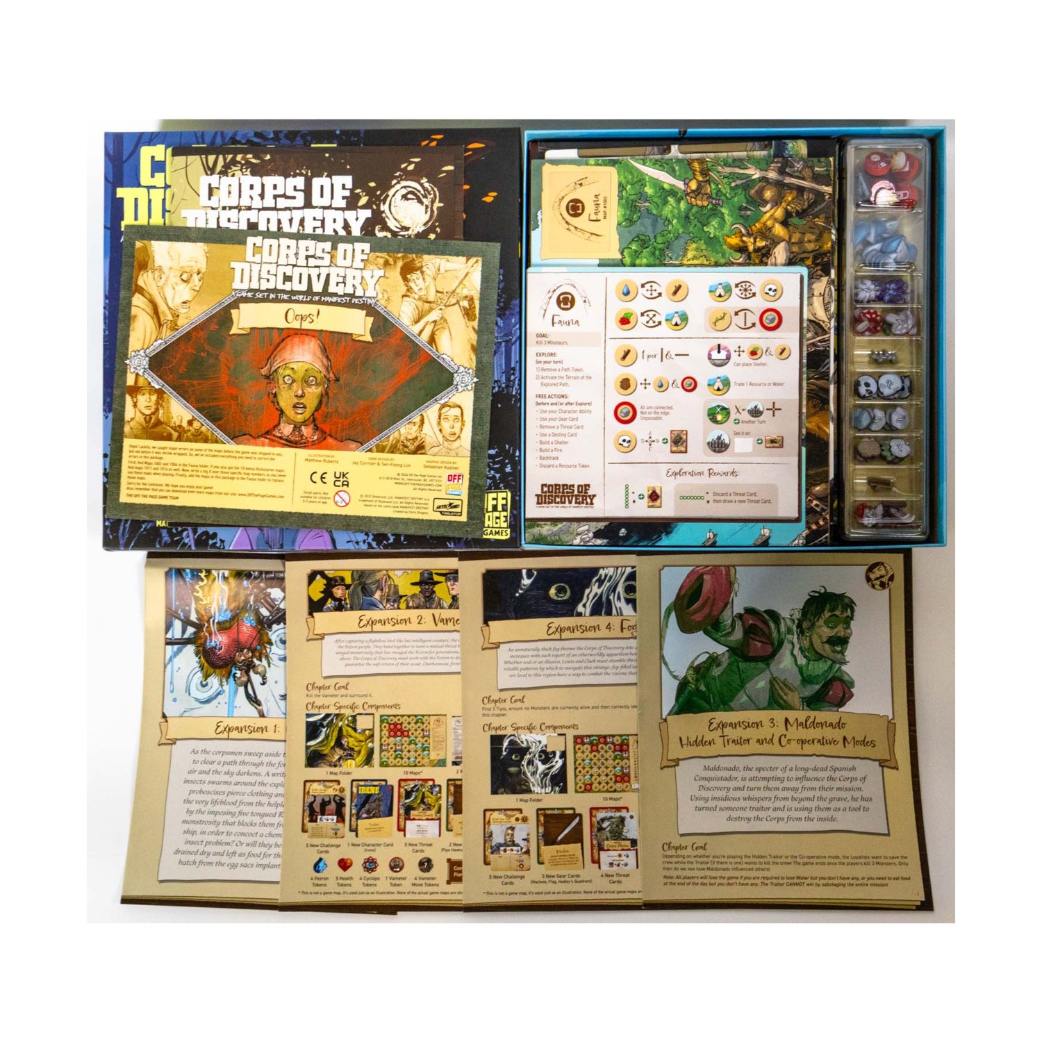 Off the Page Corps of Discovery (Kickstarter Ultimate Ed) VG+/NM